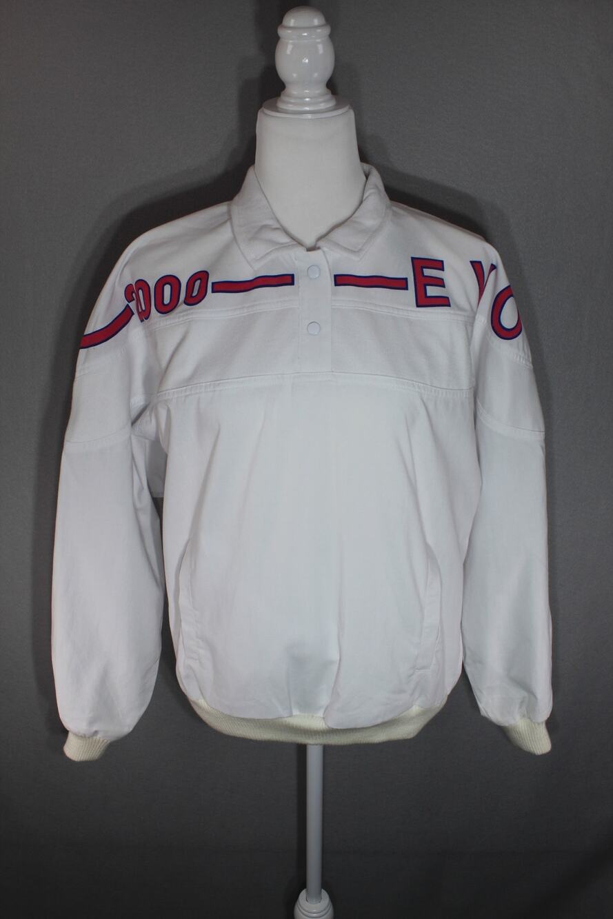 Vintage Pierre Cardin 2000 Evolution White Oversized Pullover Shirt Men's Small